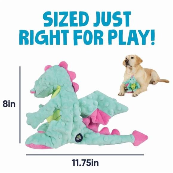 Dragons Extra Soft Plush Toy for Dogs with Chew Guard Technology - Picture 3 of 7